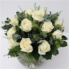 Infinity (Dozen White Roses)