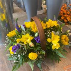 Purple &amp; Gold Basket