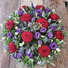 Red Rose &amp; Purple Posy