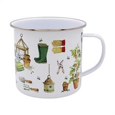 Green Fingers Tin Mug 13cm