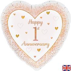 &#39;1st Anniversary&#39; Foil Balloon 
