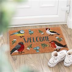 Natural British Garden Birds Doormat
