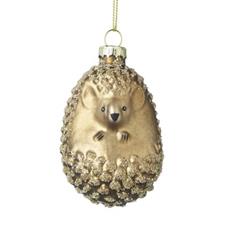 HANGING HEDGEHOG FIR CONE DECORATION