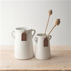 For You White Vase 18cm