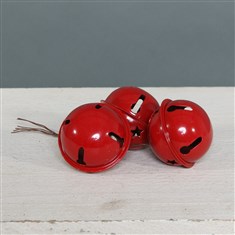 Red Bells on wire  X3